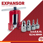 Kit Maleta Cortador E Flangeador Tubos Cobre/aluminio/pvc