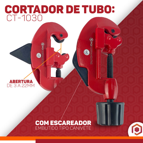 Kit Maleta Cortador E Flangeador Tubos Cobre/aluminio/pvc