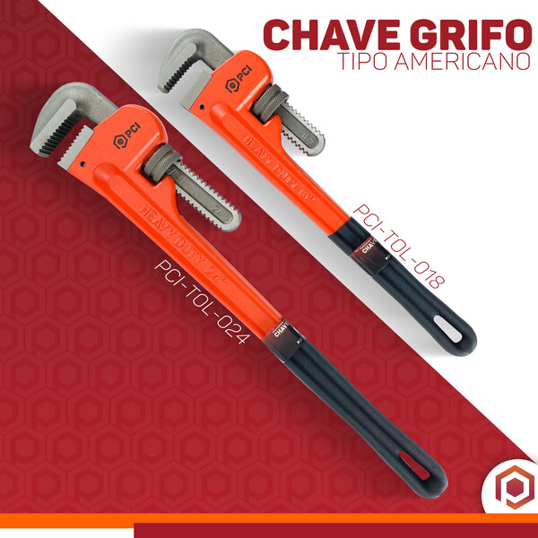 Chave Grifo Tipo Americano 24 Pol 520 Mm Heavy Duty
