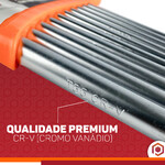 Kit 10 Chaves Hexagoniais Torx Profissional Furo No Centro