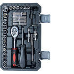 Maleta de 57 chaves Allen Pci Ferramentas TLPCI57R Preto