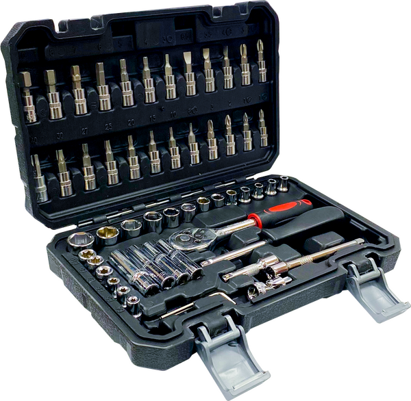 Maleta de 57 chaves Allen Pci Ferramentas TLPCI57R Preto