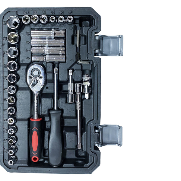 Maleta de 57 chaves Allen Pci Ferramentas TLPCI57R Preto