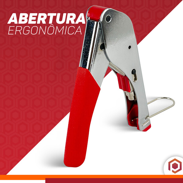 Alicate Compressão Para Crimpar Rg69/rg06 Pci Ferramentas