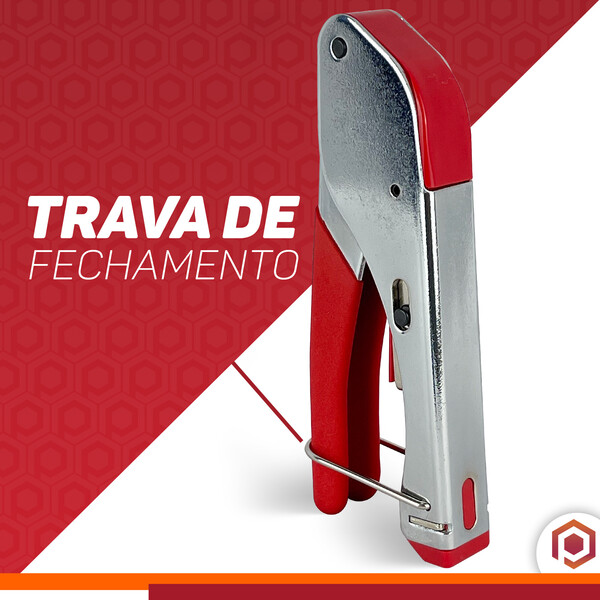 Alicate Compressão Para Crimpar Rg69/rg06 Pci Ferramentas