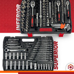 Maleta de Ferramentas Jogo De Soquete Chave Catraca Combinada Allen  151 Pcs