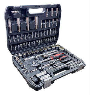 Kit Ferramenta Jogo Soquete Chave Catraca Allen 94 Peças Cromo Vánadio Pci Ferramentas