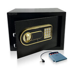 Cofre Eletronico Pci Cofres 25dig 16l 8,5kg Travas De 20mm Display Led
