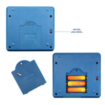 Mini Cofre Dig. Inf. Puxa Notas Biometria-foguete Amarelo