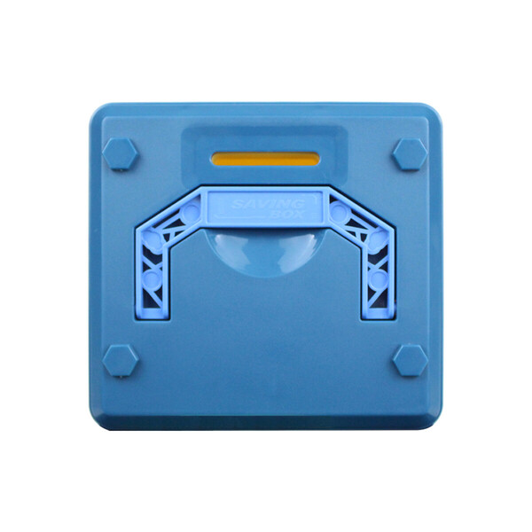 Mini Cofre Dig. Inf. Puxa Notas Biometria-foguete Amarelo