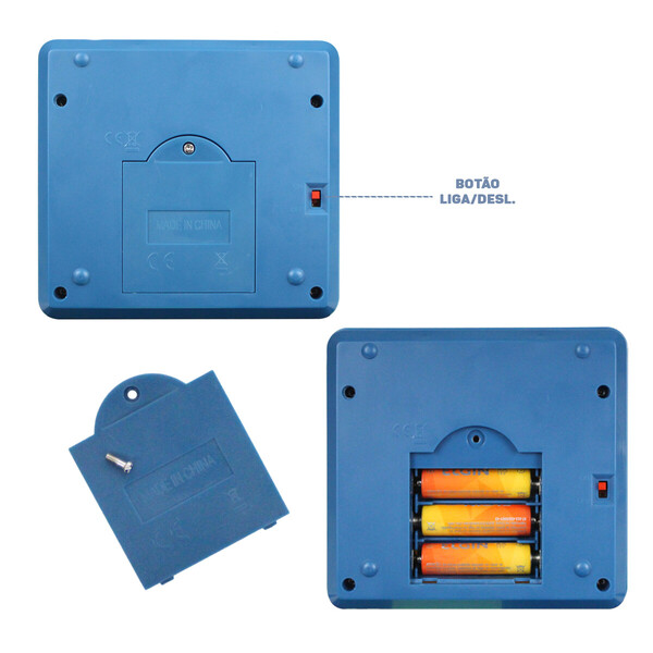 Mini Cofre Dig. Inf. Puxa Notas Biometria-foguete Amarelo