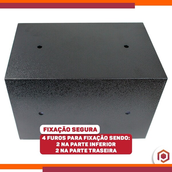 Pci Cofres Eletrônico Digital Travas 20mm 6kg 8l Chave Senha Adicionar aos favoritos R$ 298 , 99