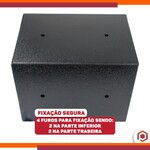 Cofre Eletrônico Digital Travas 13.5mm 3kg 6l Chave Seguro