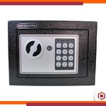 Cofre Eletrônico Digital Travas 13.5mm 3kg 6l Chave Seguro
