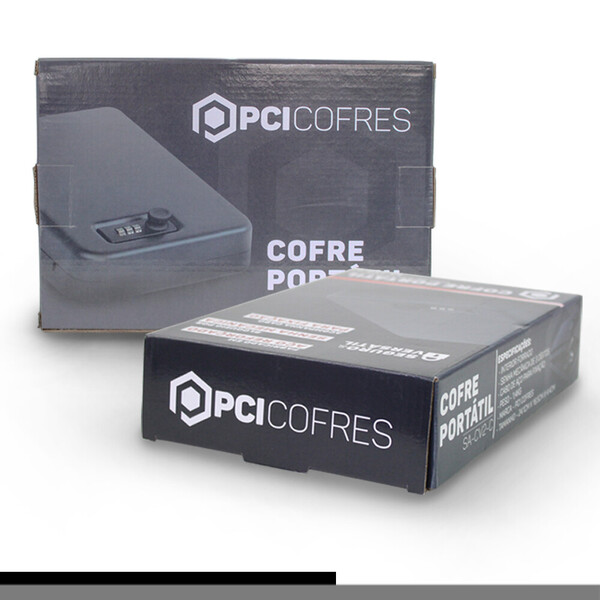 Cofre Portátil Com Segredo Manual Arma Documentos E Dinheiro
