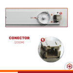 Kit 3 Barras Compatível Com Ph39N86D Ph39N86 Ph39N86Dsgw Ptv39N87D Televisão 39 Polegadas Pci Eletroparts