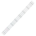 Kit 3 Barras Compatível Com Un40J5200 Un40J5200Ag Un40J5290 Ue40J5200 Televisão 40 Polegadas Pci Eletroparts