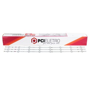 Kit 3 Barras Compatível Com Un40J5200 Un40J5200Ag Un40J5290 Ue40J5200 Televisão 40 Polegadas Pci Eletroparts