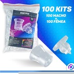 100 Pino Fixador Letra Caixa Logo Placa Letreiro Transparent