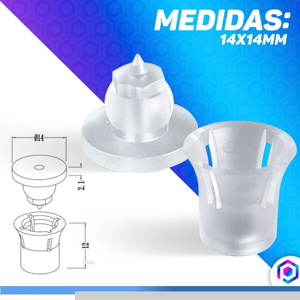 100 Pino Fixador Letra Caixa Logo Placa Letreiro Transparent